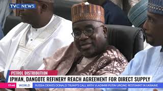 #JH: IPMAN, Dangote Refinery Reach Agreement For Direct Supply Of Petrol