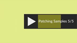 Patching Samples 5/5