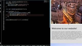 JavaScript onScroll effects made easy