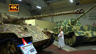 THE TANK MUSEUM IN MOSCOW. Pz.Kpfw. III, Sturer Emil, Sturmtiger, PzKpfw V Panther / PATRIOTS PARK.