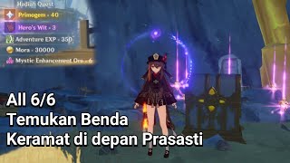 All 6/6 Temukan Benda Keramat di depan Prasasti | Pegunungan Milenial | Genshin Impact