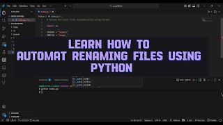 Python Automation: Rename Multiple Files Automatically Using Python