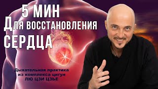 5 мин для восстановления сердца. Дыхательная практика из комплекса цигун. К.Перо. Академия Целителей