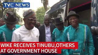 (WATCH) Wike Receives Tinubu, Shettima, Adamu Others At Government House