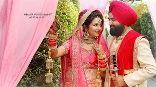 Jattiye Ni | Jordan Sandhu |  New Punjabi Wedding Highlights 2019 | Khalsa Photography Ghanauli