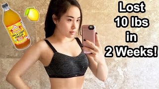 🍋 LOST 10 LBS in 2 WEEKS by DRINKING THIS | Apple Cider Vinegar Weight Loss Drink Recipe 🍹