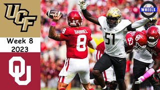 UCF vs #6 Oklahoma Highlights | College Football Week 8 | 2023 College Football Highlights