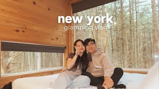 new york vlog ✨ | glamping in catskills + a day in cold spring