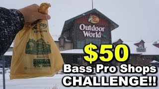 $50 Bass Pro Shops CHALLENGE!!! Best Early Spring Baits!