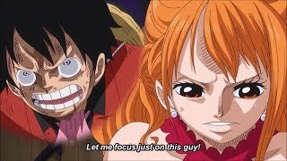 Nami tells Captain Orders Luffe vs Katakuri