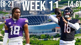 Bears vs Vikings Week 12 Pre Game Predictions