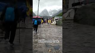 kedarnath trek in monsoon | kedarnath dham in monsoon | heavy rain in kedarnath #kedarnath #haridwar