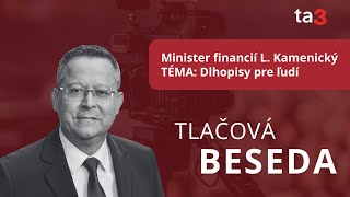 Minister financií L. Kamenický, TÉMA: Dlhopisy pre ľudí