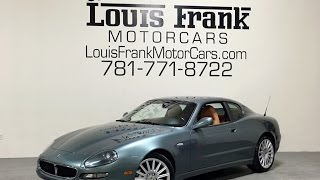 2002 Maserati M128 Coupe Cambiocorsa Walkaround Presentation at Louis Frank Motorcars, LLC in HD