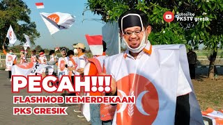 PECAH !!! Flashmob Kemerdekaan PKS Gresik || Flashmob 17 Agustus || Peringatan HUT RI ke-77