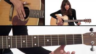 How to Play C, G, & D7 Chords - Beginner Guitar Lesson - Susan Mazer