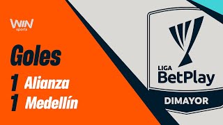 Alianza vs. Medellín (goles) | Liga BetPlay Dimayor 2025-I | Fecha 1