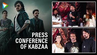 'Kabzaa'  press conference - Kiccha Sudeepa, Shriya Saran, Upendra, Shiva Rajkumar