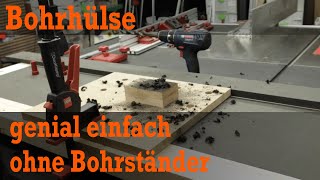 Exakte Lochraster Schablone für Bohrwinde oder Akkuschrauber keine Oberfräse, Hobelbank geeignet