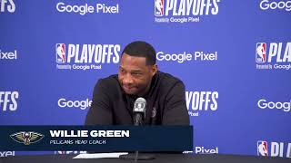 Willie Green recaps loss | Pelicans-Thunder Game 2 Postgame | 2024 NBA Playoffs