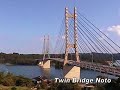 ツインブリッジのと、能登半島、石川県七尾市（ななおし） twin bridge noto noto peninsula japan