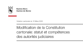 Vidéo explicative sur la votation cantonale du 12 mars 2023 (projet 1)