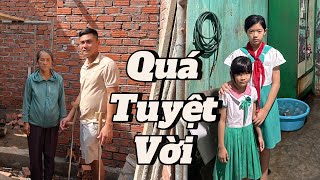 Ngôi nhà của 2 cháu mồ côi sẽ được hoàn thành trước Tết Nguyên Đán