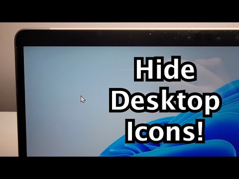 How to Hide Desktop Icons on a Windows 11 or 10 PC