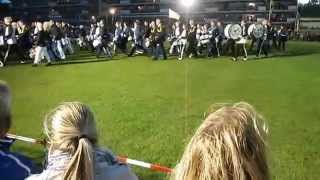 Taptoe Harlingen 2014 Zeeslag met andere korpsen 2