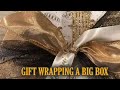 How to Gift Wrap A Large Gift | Gift Wrapping Hacks | Gift Wrapping For Wedding Gift