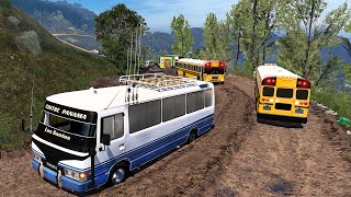 Manejando Toyota Coaster La Mas Rápida Estilo PANAMA chitre American Truck Simulator