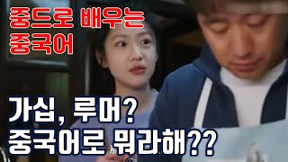 [중드로 배우는 중국어]가십, 루머, 스캔들, 가십을 좋아하는, 남의 사생활에 대해 이러쿵저러쿵 말하다/드라마중국어