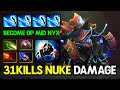 WTF 31KILLS NUKE DAMAGE MID Nyx Assassin With LVL5 Dagon + Ethereal Blade Build 7.37c DotA 2