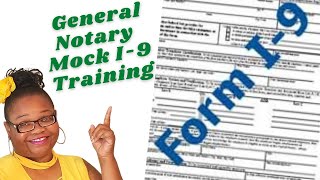 I-9 Form General Notary . I-9 Online course now available buy today! Notaryeducatorsllc.com