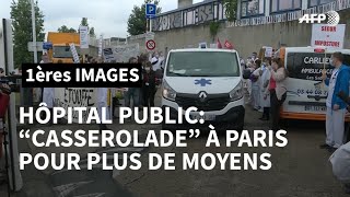 Manifestation devant l'hôpital Robert-Debré à Paris pour réclamer plus de moyens | AFP Images