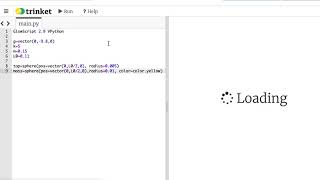 Visual Model of a Mass on a Spring with Python