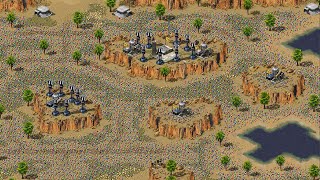 Red Alert 2 | Yuri's Revenge | 7 vs 1 | Marige Oasis map | Great Britain | Sniper