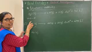 Bond Enthalpy Chemical  Thermodynamics L-19