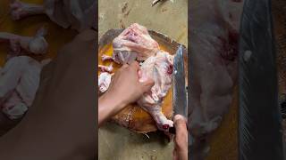 Potong ayam anti ribet,skill potong daging ayam #cuttingskills #chicken #ayamsegar #shorts #short