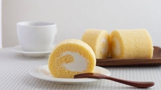 How to make Roll Cake Ver.2 ロールケーキの作り方 バージョン2