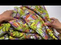 kiwi violet abstract leaf print rayon challis