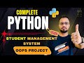 Student Management System Project in Python | OOP + CLI Menu App
