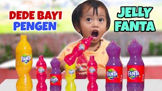 DEDE BAYI PENGEN JELLY FANTA | DEDE BAYI MAKAN JELLY FANTA CHIKAKU FAMILY