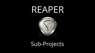 Sub Projects in REAPER