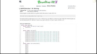Java Practice-it Introduction to Java Programming | Exercise1.16 Shining