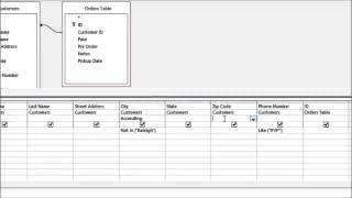 Access 2013 Modifying Queries