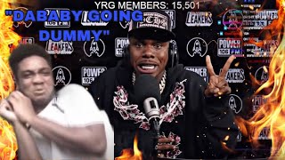 YourRAGE Reacts to Dababy SPAZZIN On On Gunna Pushing P Beat
