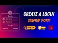 How To Create A login & Signup Form Using Elementor For (Free)