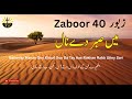 Zaboor 40 | Psalm 40 | Mein Sabar Day Nal | میں صبر دے نال