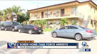 Sober Home Task Force arrests